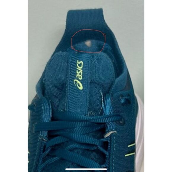 Asics Womens Gel Nimbus 25 Green Teal Running Shoes Sneakers Size 7.5 - Picture 11 of 11